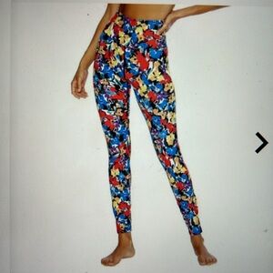 NBW Beach Riot Piper Leggings in Bright Floral, Small